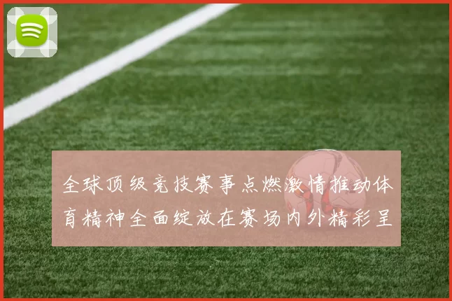 全球顶级竞技赛事点燃激情推动体育精神全面绽放在赛场内外精彩呈现